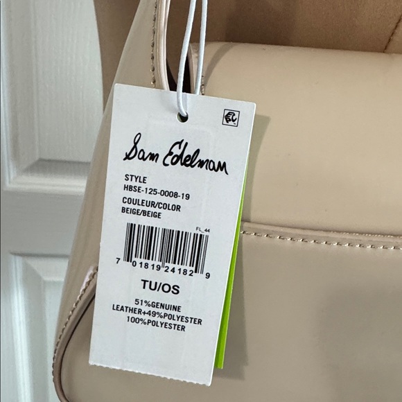Sam Edelman Loraine Flap Beige Shoulder Bag - Picture 7 of 12